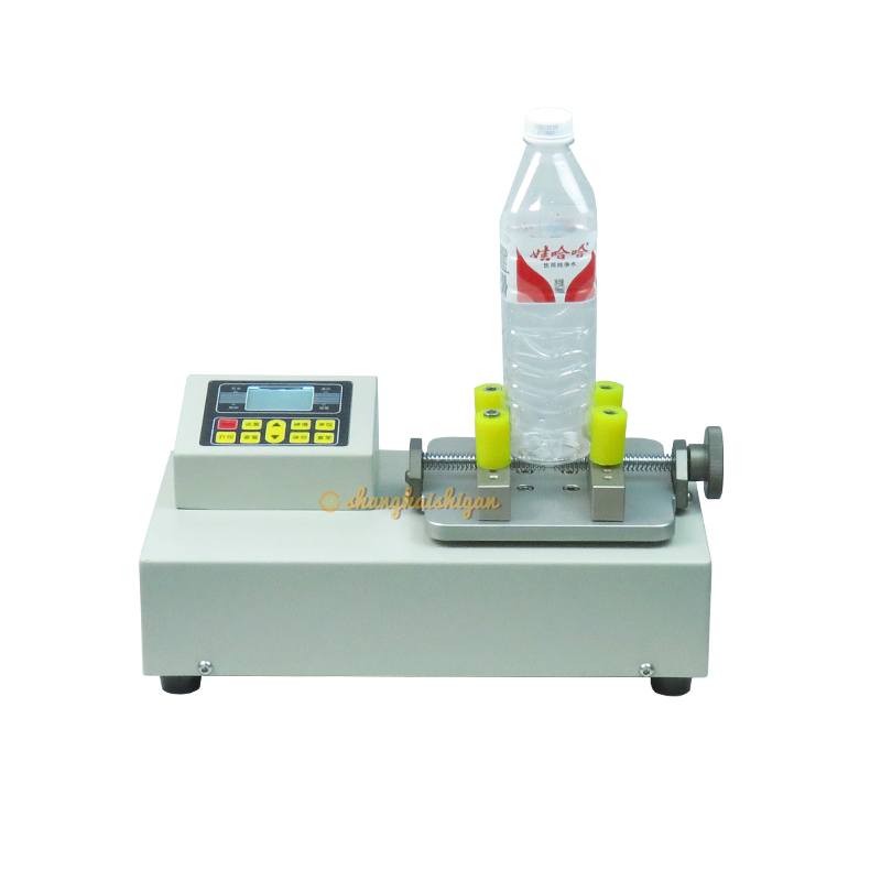 飲用水瓶蓋扭力計_瓶蓋扭轉力測試儀_自動峰值扭矩儀廠家